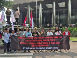 CSR BI : Triga Lampung Desak KPK Periksa bupati Lampung Timur Ela Siti Nuryamah