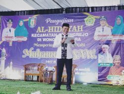 Bupati Pringsewu Hadiri Peringatan Maulid Nabi Muhammad SAW Sekaligus Resmikan Masjid 