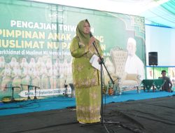 Wabup Pringsewu Hadiri Pengajian Triwulan Muslimat NU di Kediaman Kapekon Patoman