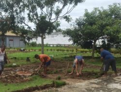 Kolam Dalam Lapas Dharmasraya Disulap Jadi Jalan Tertata Rapi