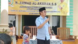 Ahmad Al Akhran Ajak masyarakat kecamatan Palas Tanamkan Nilai Pancasila dan Jauhi Narkoba