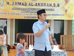 Ahmad Al Akhran Ajak masyarakat kecamatan Palas Tanamkan Nilai Pancasila dan Jauhi Narkoba