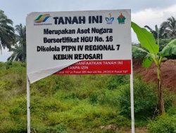 Masyarakat Adat Halangan Ratu Sesalkan Pemasangan Plang oleh PTPN I Regional 7 Rejosari