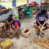 WBP Lapas Dharmasraya Olah Batok Kelapa Jadi Produk UMKM Bernilai Jual