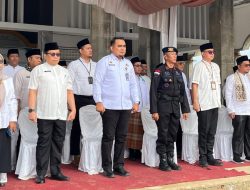 Kalapas Dharmasraya Ferdika Canra Hadiri Upacara Hari Santri Nasional di Ponpes Al Barokah