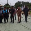Uspika Katibung dan Anggota DPRD Lampung Selatan Tinjau Pembangunan Rabat Beton Simpang Kates – Babatan