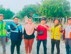 Jalan Lingkungan Palas Pasemah Dikerjakan, Warga Apresiasi Perjuangan Ibu Dewan Yuti Ramayanti