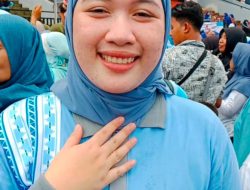 Wakil Ketua III DPRD Lamsel Bella Jayanti Terharu Lihat Ibu Hamil Ikut Senam Sehat di Kalianda