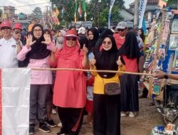 Ribuan Warga Sidomulyo Meriahkan Jalan Sehat HUT ke-80 RI, Agus Sartono Ajak Warga Jaga Semangat Persatuan