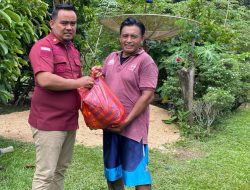 Lapas Dharmasraya Salurkan Bantuan Sosial untuk Masyarakat Sekitar dan Keluarga WBP