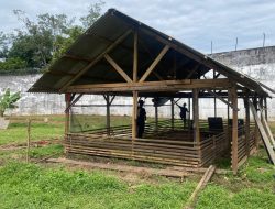 Kandang Bebek Lapas Dharmasraya Hampir Rampung, Siap Dukung UMKM Warga Binaan