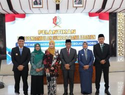 Bupati Bojonegoro Setyo Wahono Melantik Edi Susanto Sebagai Sekretaris Daerah