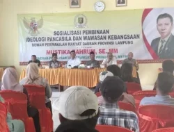 Anggota DPRD Lampung Mustika Bahrum Sosialisasikan Pancasila