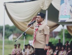 Pramuka Kwarcab Pringsewu Laksanakan Gelar Senja