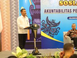 Bupati Dan Wabup Bojonegoro, Hadiri Sosialisasi Akuntabilitas Pengelolaan Dana Desa