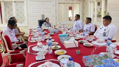 Perkuat Sinergi, Kalapas Dharmasraya Silaturahmi ke Rumah Dinas Bupati