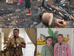 Bantuan Rumah Kebakaran Terealisasi, Warga Doakan Bupati dan BPBD Tanggamus