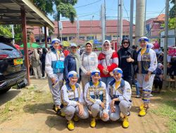 Polwan Polda Lampung Raih Juara Favorit di Lomba Senam Kreasi Tabola Bale