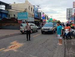 Kecelakaan di Depan Candra Store Pringsewu, Satu Pengendara Meninggal di Lokasi