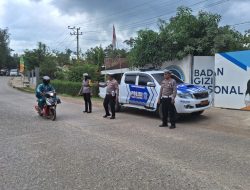 Cegah Kecelakaan, Satlantas Pringsewu Lakukan Patroli dan Edukasi Tertib lalu Lintas di Sukoharjo