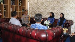 Kapolres Pringsewu Terima Kunjungan Bawaslu, Bahas Penguatan Kolaborasi Pengawasan Pemilu