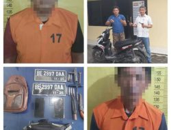 ‎Bawa Kunci T dan Sajam, Dua Pelaku Curanmor Dicokok Polisi Saat Patroli di Palas