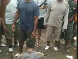 Heboh Penusukan Pedagang di Pasar Sarinongko Pringsewu, Pelaku Ditangkap