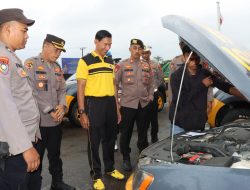 Awal Tahun, Polres Pringsewu Sisir Kendaraan Dinas Demi Pelayanan Optimal