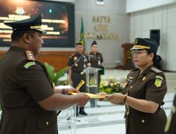 Sertijab Kepala Kejaksaan Negeri Pringsewu Digelar di Kejaksaan Tinggi Lampung