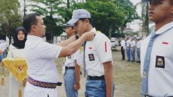 Dipimpin Bupati Pringsewu, Satuan Paskibra Sekolah Gelar Apel