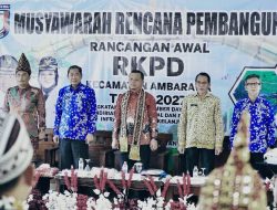 Bupati Pringsewu Hadiri Musrenbang RKPD 2O27 Kecamatan Ambarawa