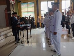 Bupati Pringsewu Lantik Lima Kapekon PAW dan Tiga Pj.Kapekon