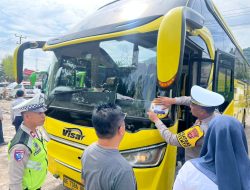 Pastikan Laik Jalan, Tim Gabungan Periksa Angkutan Umum di Gadingrejo