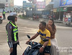 Hari Keempat Operasi Keselamatan, Polres Pringsewu Gencarkan Patroli dan Edukasi Lalu Lintas
