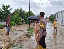 Hujan Lebat Picu Banjir di Titik Strategis Gadingrejo, Polisi Imbau Warga Waspada