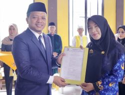 Bupati Pringsewu Lantik 53 Kepala Sekolah & 13 Pejabat Fungsional Guru