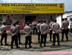 ‎Polres Lampung Selatan Gelar 257 Personilnya, Antisipasi Gangguan Kamtibmas Jelang Arus Mudik Lebaran.
