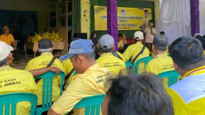 Alkhan Bertekat Kembalikan Kejayaan Partai ,Konsolidasikan Golkar Dapil II, Targetkan 10 Kursi DPRD