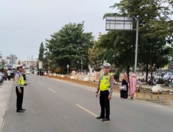 Ratusan Polisi Amankan Salat Idulfitri di Pringsewu, Lalu Lintas hingga Wisata Ikut Dijaga