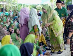 Wabup Pringsewu Hadiri Pengajian Triwulan & Halalbilhalal Muslimat NU Gading Rejo
