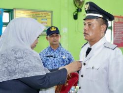 Wabup Pringsewu Lantik Pj Kapekon Gumuk Rejo
