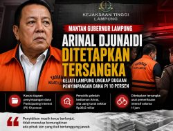 Eks Gubernur Lampung Arinal Djunaidi Resmi Jadi Tersangka, Kejati Bongkar Dugaan Korupsi Dana PI 10 Persen