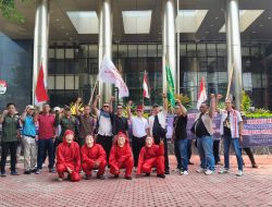 Aksi Tanpa Henti, Triga Lampung desak KPK Segera Tangkap Pelaku Korupsi di Lampung.