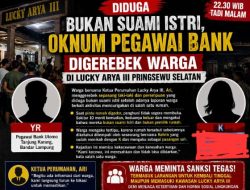 Diduga Bukan Suami Istri, Oknum Pegawai Bank Digerebek Warga di Lucky Arya III Pringsewu Selatan