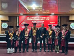 Inspiratif, Ipda Acep Saputra Anggota Polres Pringsewu Raih Gelar Doktor