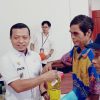 Bupati Pringsewu Seragkan Bantuan Pangan Kepada Masyarakat Pekon Rejosari