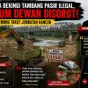 Diduga Bekingi Tambang Pasir Ilegal, Oknum Dewan Disorot! Warga Lemong Takut Jembatan Hancur