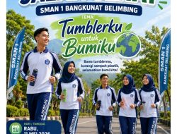 SMAN 1 Bangkunat Belimbing Gelar Jalan Sehat Bertema “Tumblerku untuk Bumiku”, Tanamkan Kepedulian Lingkungan kepada Siswa