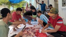 Mushola An-Nashr Perumahan Bumi Waras Pringsewu Potong Hewan Qurban