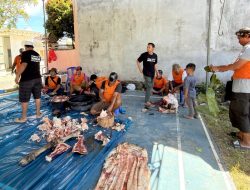 Semangat Kebersamaan Warnai Idul Adha di Masjid Bamsol Komplek Cendana Pringsewu Utara